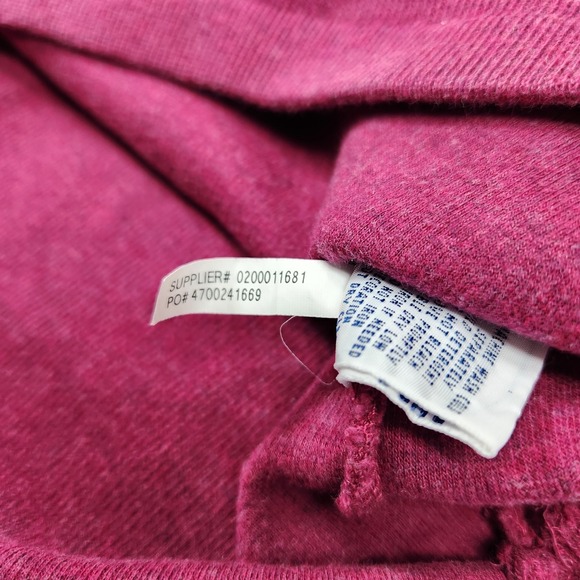 Polo Ralph Lauren Sweater Mens L Magenta Quarter Zip Mock Neck Cotton Pullover - Picture 9 of 12